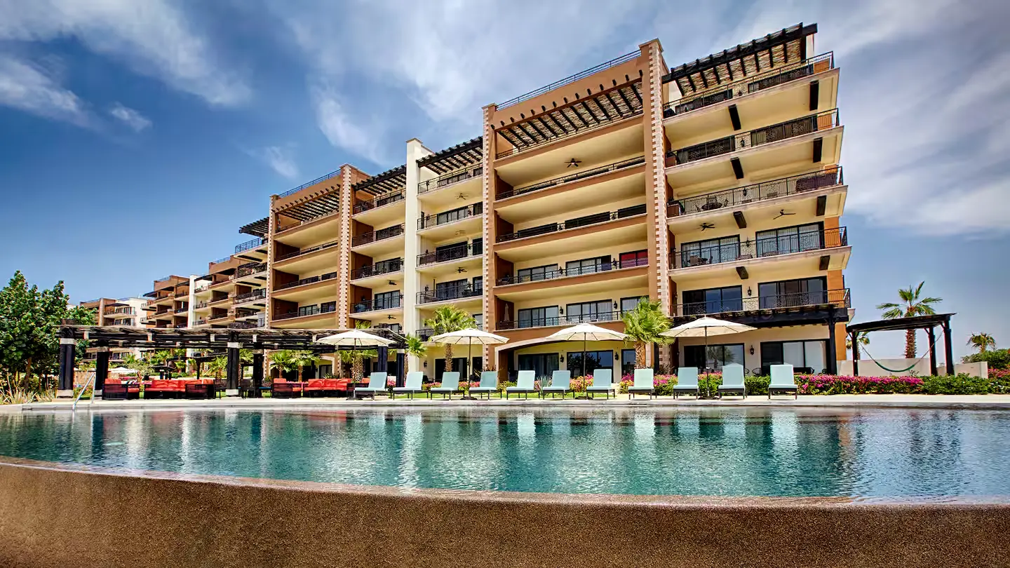 3 br apartment with private beach, spas and pools.